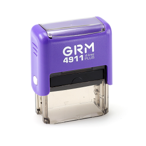 Штамп автоматический 41x16, "GRM 4911 Plus" (Фиолетовый)