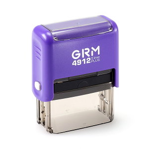 Штамп автоматический 47x18, "GRM 4912 Plus" (Фиолетовый)
